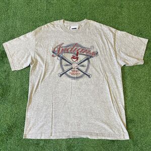 Vintage CSA Cleveland Indians Shirt Men’s XL Gray Red Chief Wahoo 90s MLB